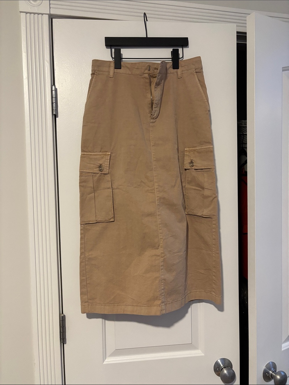 Gap Tan Cargo Midi Skirt
